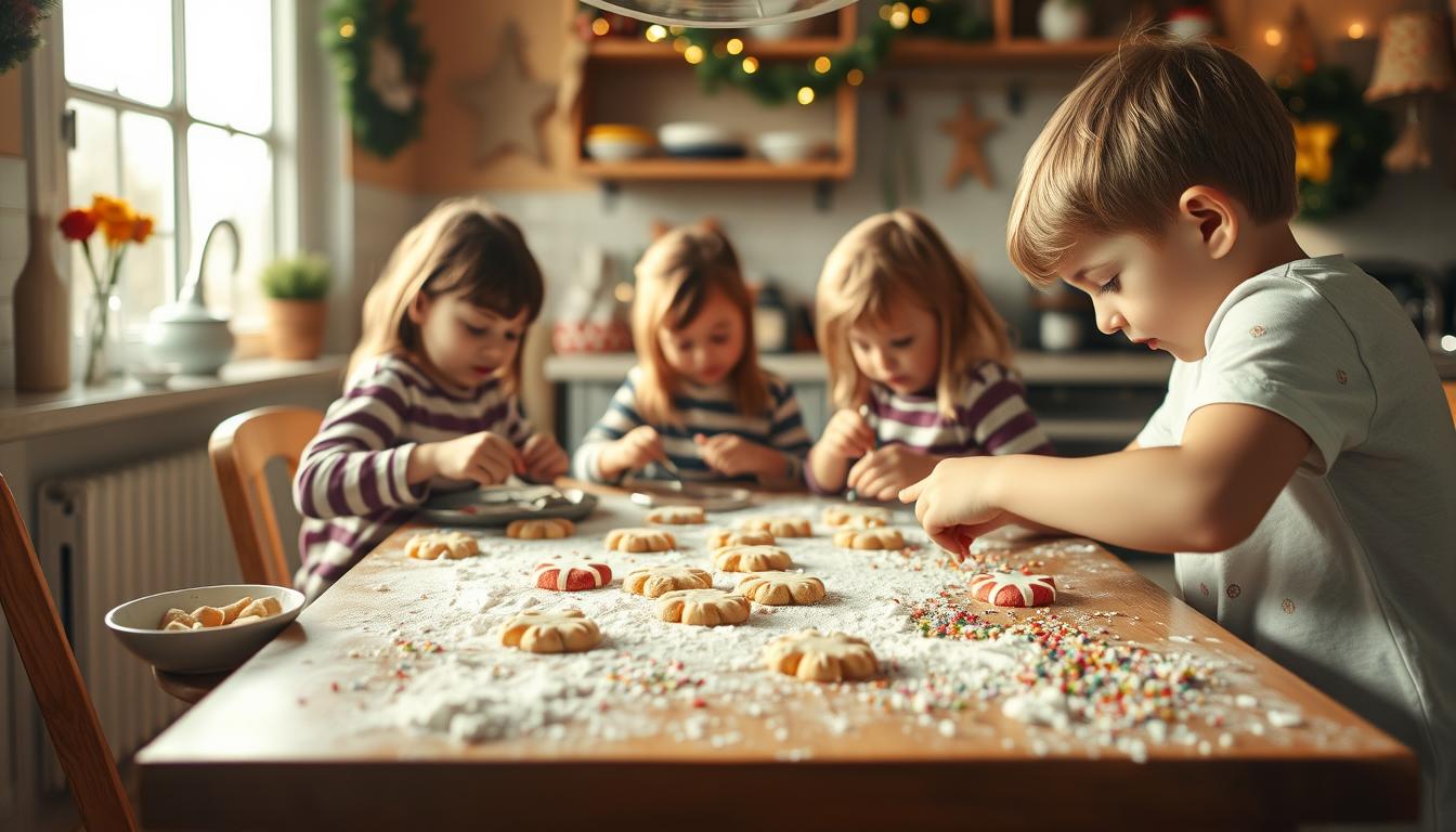 Plätzchen backen mit Kindern