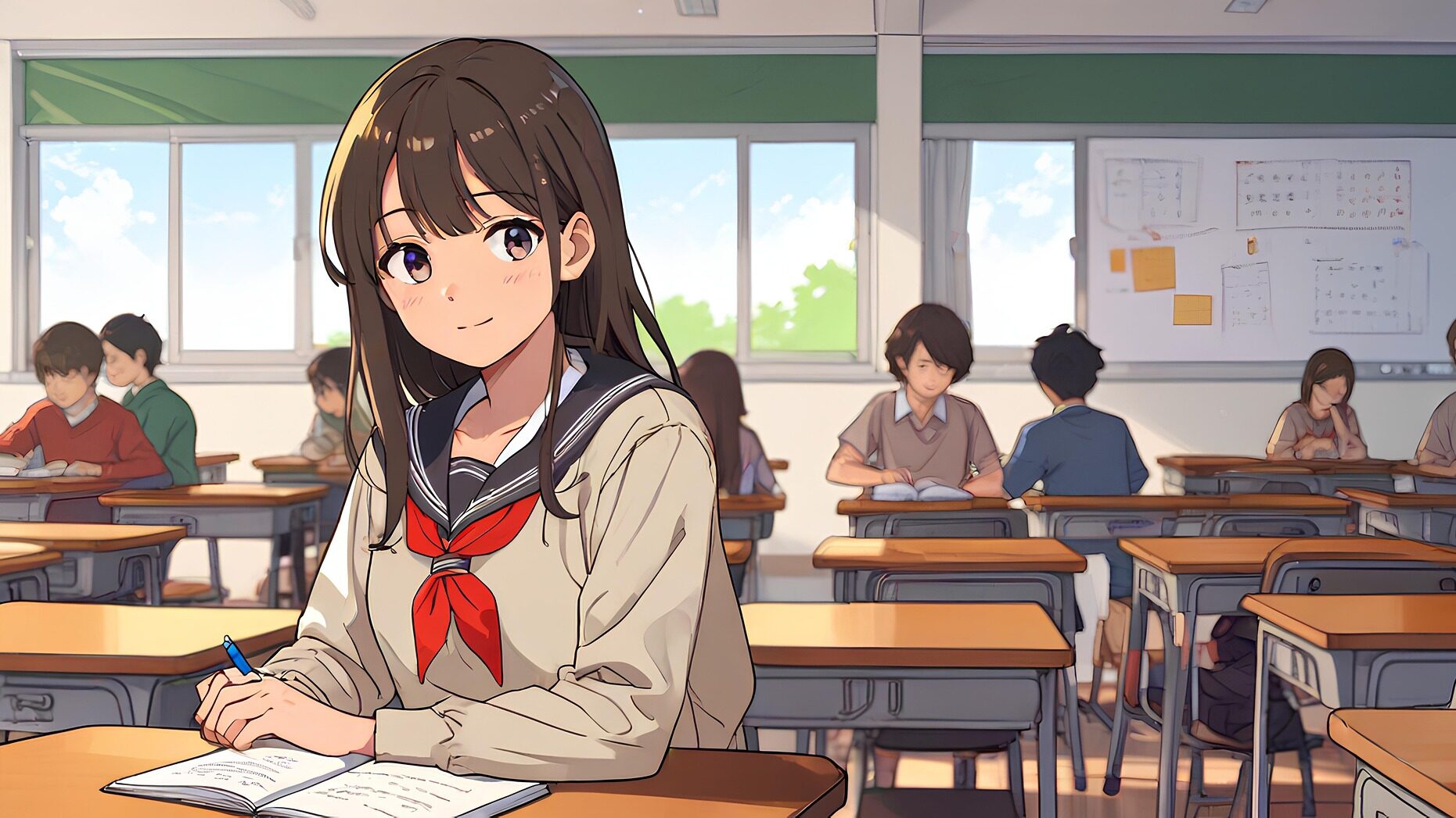 Faszination Manga: Die Welt der japanischen Comics 3 Beispiel für eine Anime-Figur.